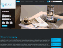 Tablet Screenshot of hotelexpocity.com